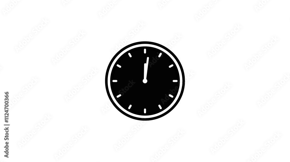 Countdown clock icon. 