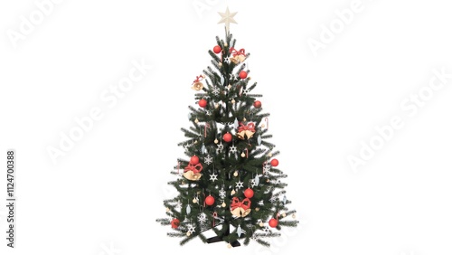 Christmas tree is a festive tree on Christmas day in the new year