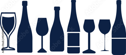 bottle and glass of wine