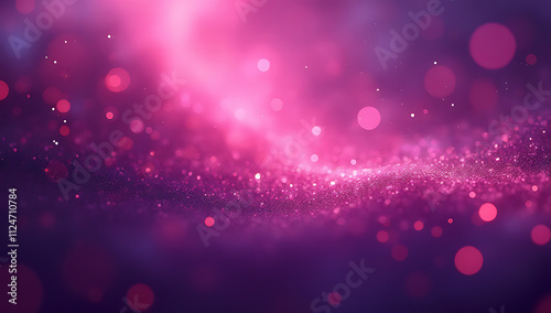 Tiny pink lights and minute particles dance across a richly colored purple canvas like delicate brushstrokes of nature._00001_ photo