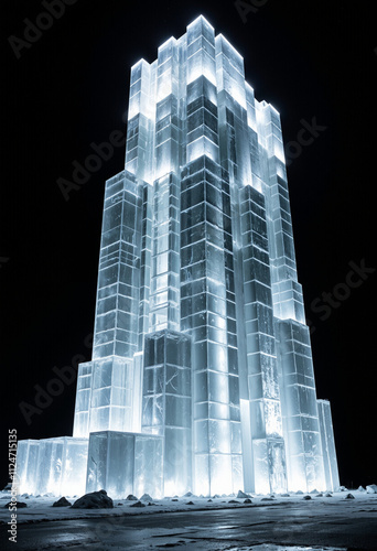 Turm aus Eis