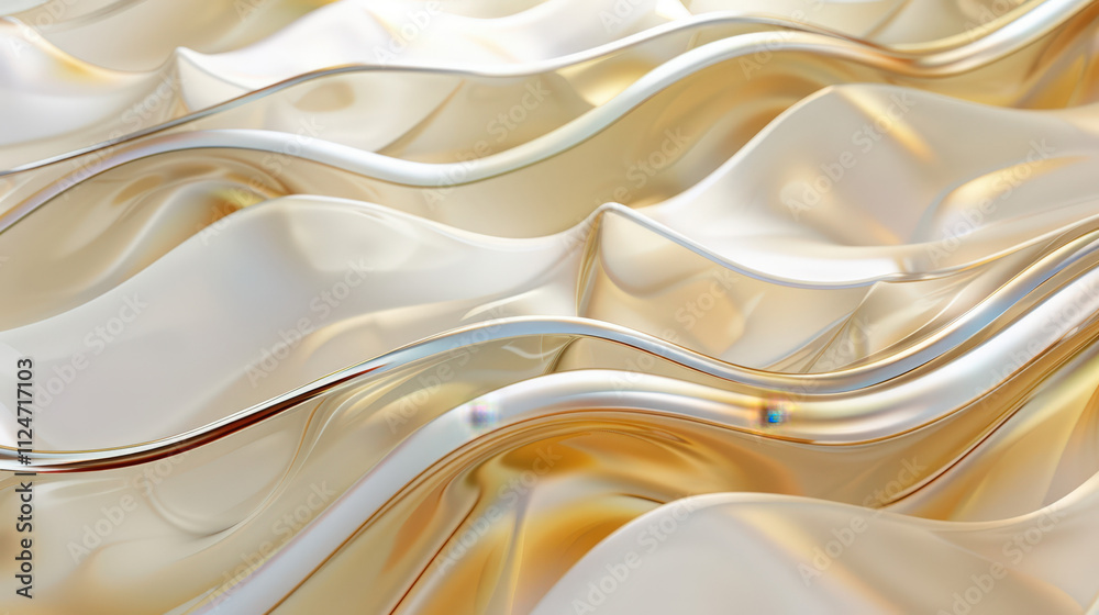 3d abstract background of glass waves 3d abstract background of glass waves
