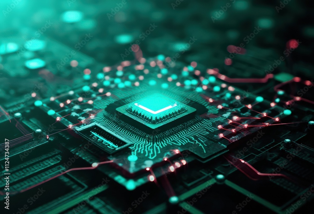 Fototapeta premium electronic circuit board