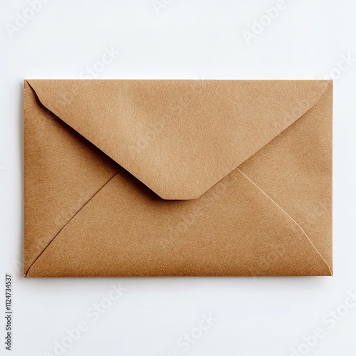 an envelope, front view, against a white background