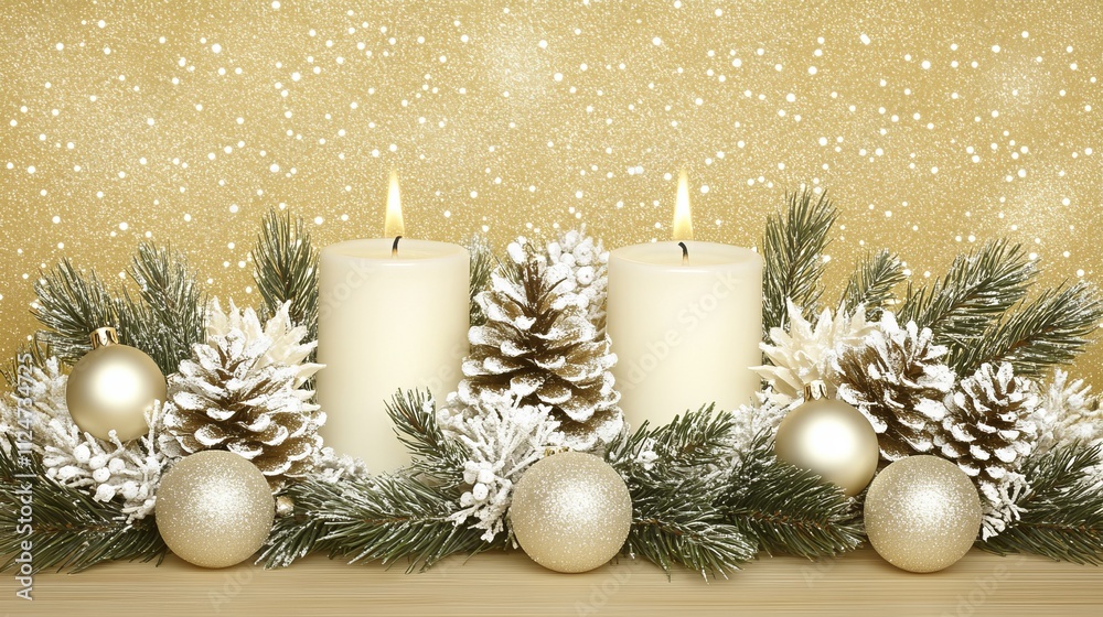 christmas still life with candle christmas still life with candle