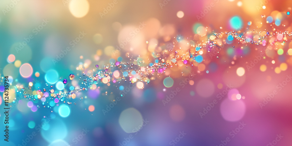 Abstract Sparkling Lights with Vibrant Gradient Colors Abstract Sparkling Lights with Vibrant Gradient Colors