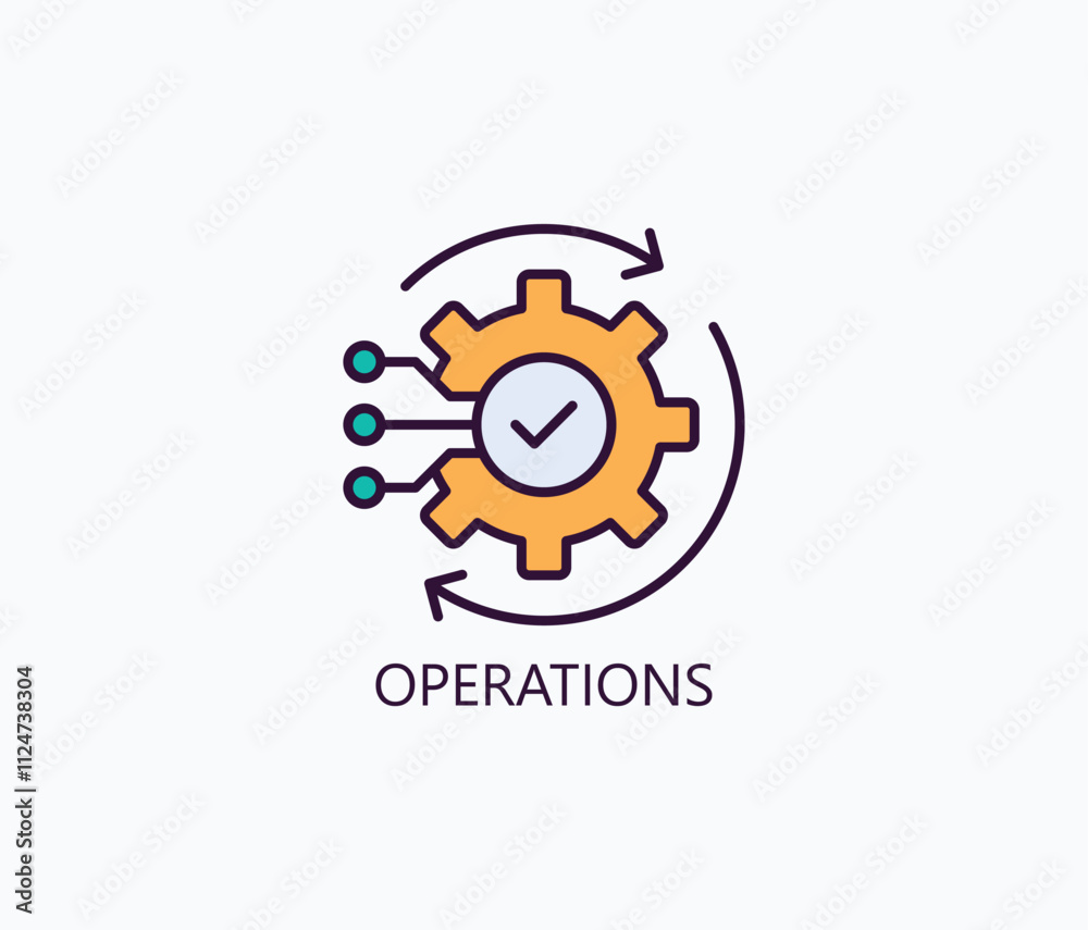 Operations Vector, Icon Or Logo Sign Symbol Illustration Operations Vector, Icon Or Logo Sign Symbol Illustration