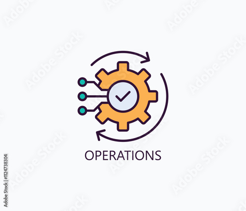 Operations Vector, Icon Or Logo Sign Symbol Illustration 