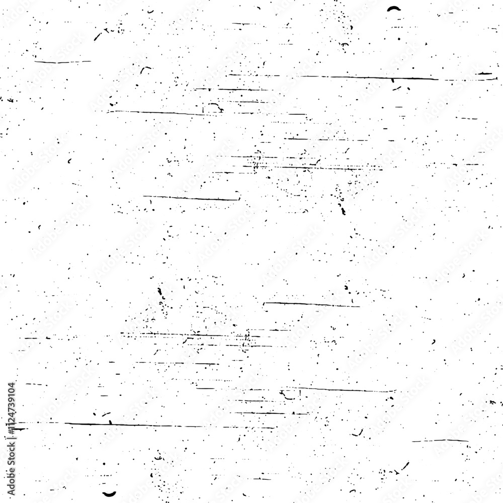 Obraz premium Scratched Grunge Urban Background Texture Vector. Dust Overlay Distress Grainy Grungy Effect. Distressed Backdrop Vector Illustration. Isolated Black on White Background. EPS 10.