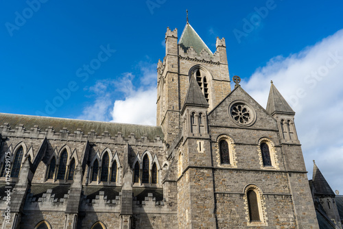 Photography Christ Church Cathedral in Dublin - beautiful mediaeval architecture