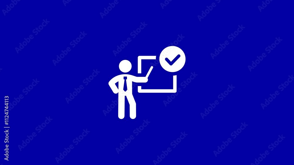Animated Teacher and Checkmark Icons for Education and UI Design, Modern and Professional Style
Animated Teacher and Checkmark Icons for Education and UI Design, Modern and Professional Style