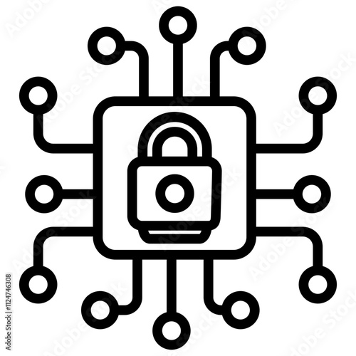 Cyber Security Icon