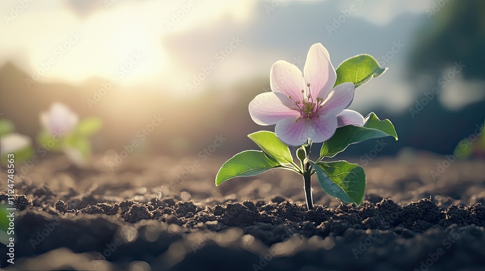 Flower, Growth, Nature, Spring, Blossom, Plant, Sunlight, Soil, Bloom, New Life Flower, Growth, Nature, Spring, Blossom, Plant, Sunlight, Soil, Bloom, New Life