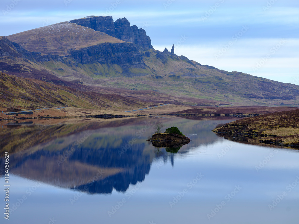 Old Man of Storr reflections in Loch Fada, Skye Old Man of Storr reflections in Loch Fada, Skye