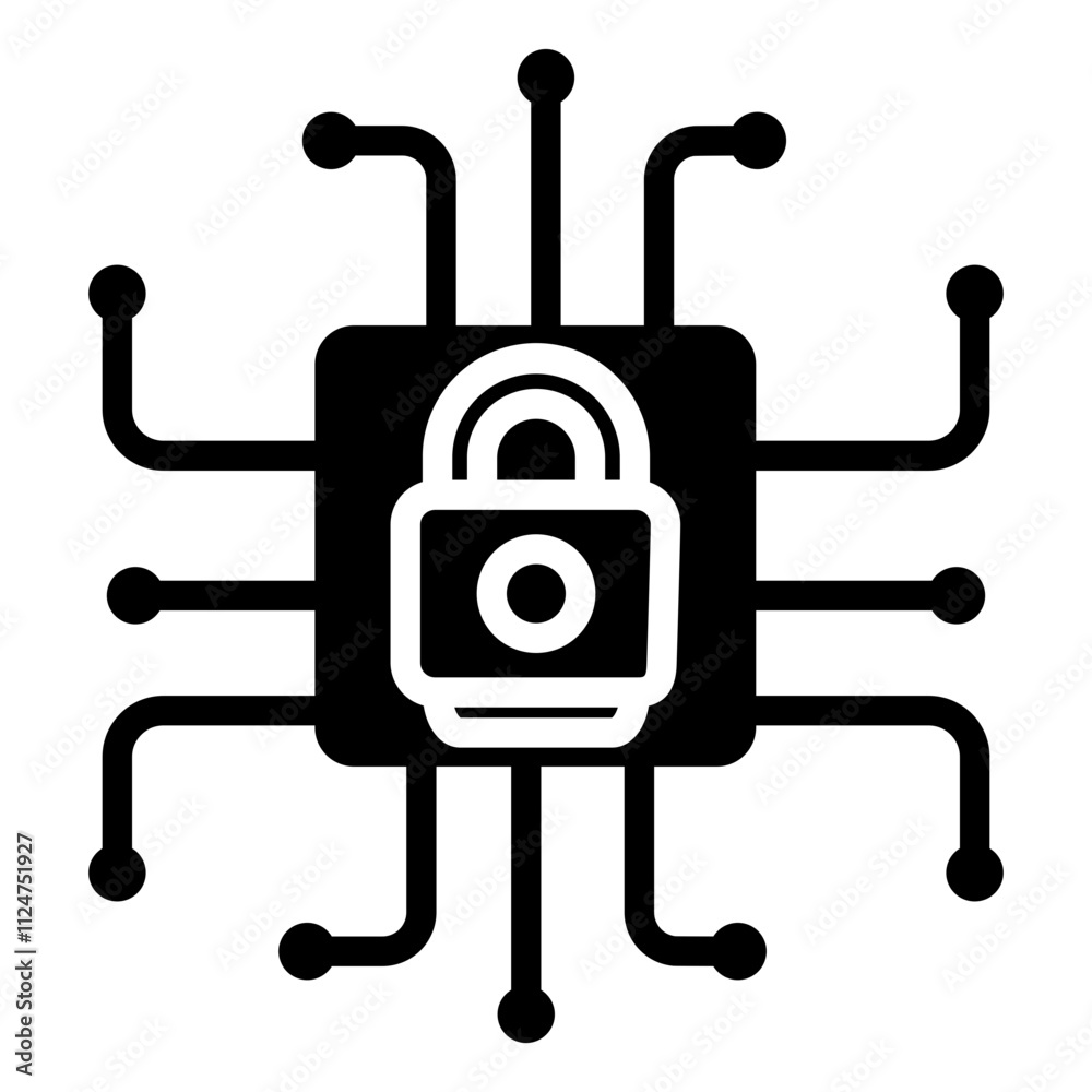 Cyber Security Icon Cyber Security Icon