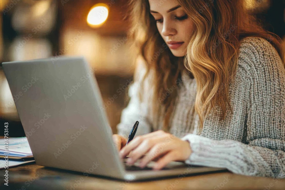 Business analysis person reviewing charts financial documents office setting Business analysis person reviewing charts financial documents office setting