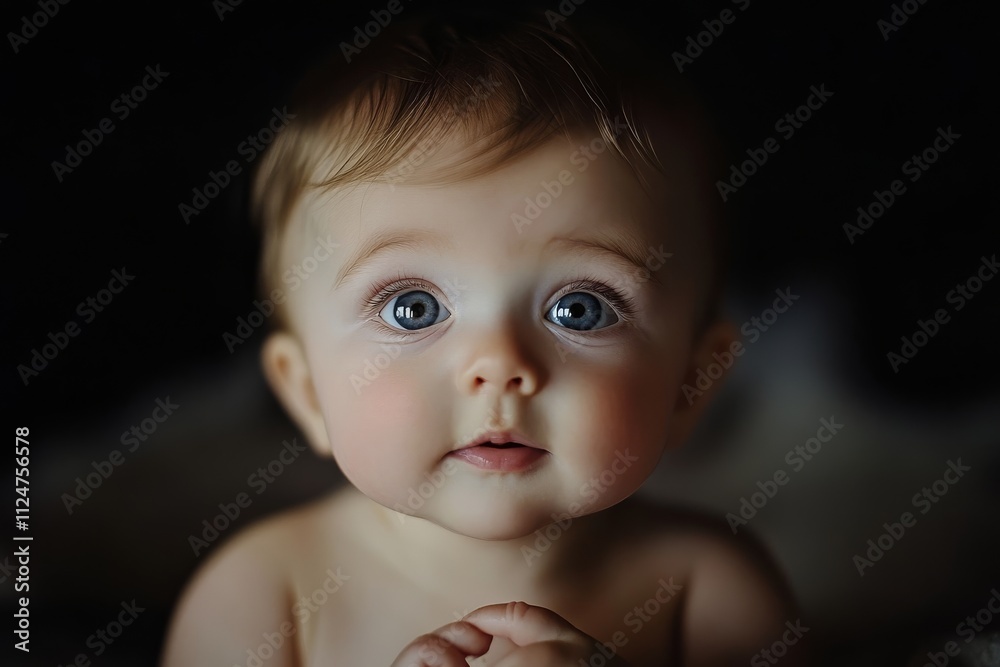 Heartwarming Baby Portrait: Capturing Delightful Expressions Heartwarming Baby Portrait: Capturing Delightful Expressions