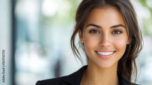 Portrait of a Smiling Young Woman