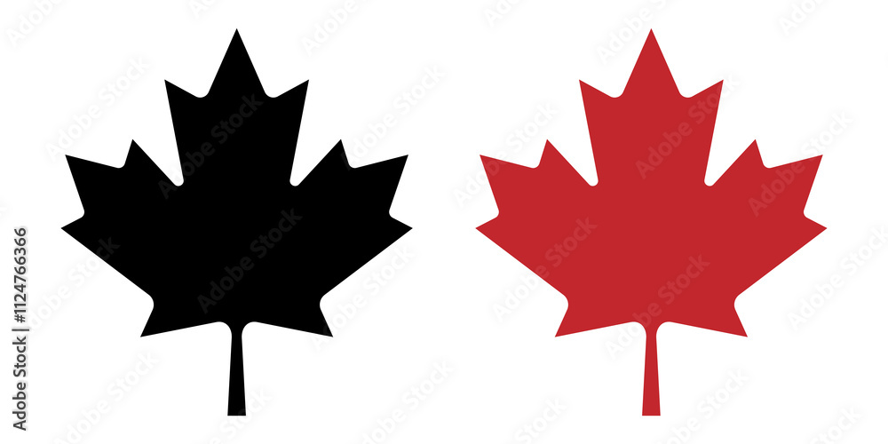 Canada leaf flag icon symbol Canada leaf flag icon symbol