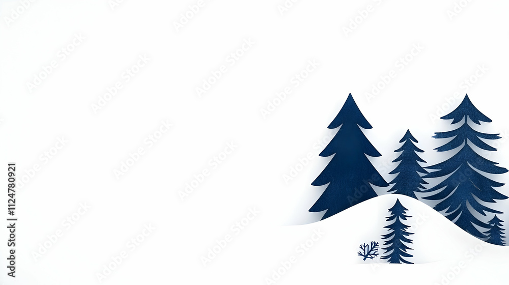 pine tree and snow. Christmas, new year, winter background. Copy space By Patcharaphon pine tree and snow. Christmas, new year, winter background. Copy space By Patcharaphon