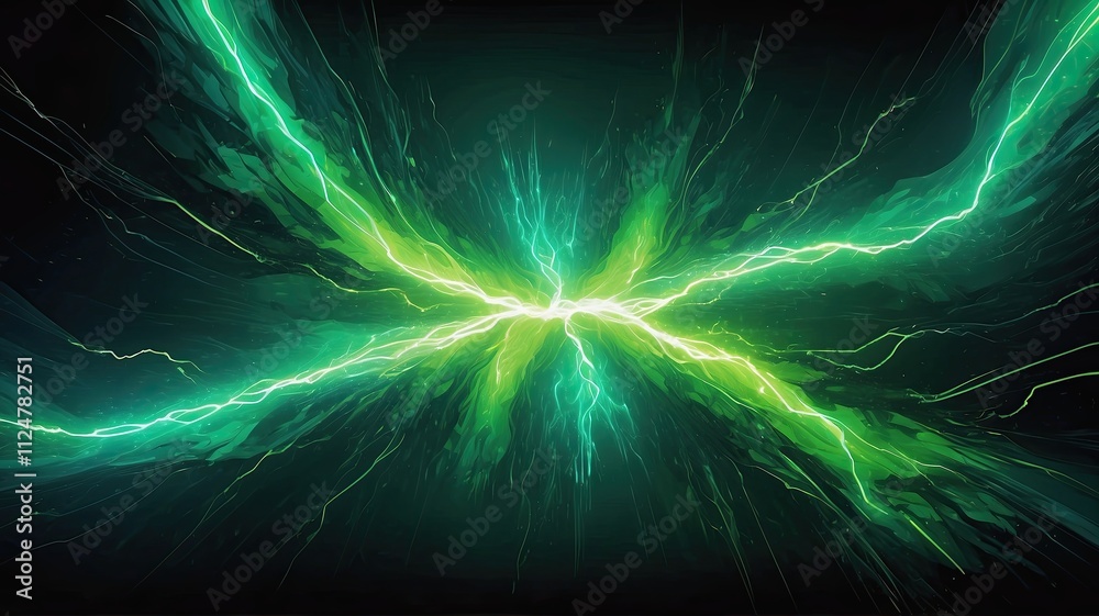 Background of Electric Green Cinematic Abstract Digital Artwork with Dramatic Lighting Background of Electric Green Cinematic Abstract Digital Artwork with Dramatic Lighting
