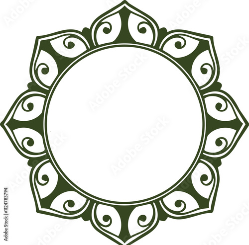 Beautiful flower art and mandala vector design
