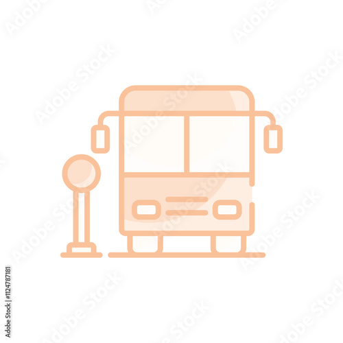 Bus Terminal vector icon