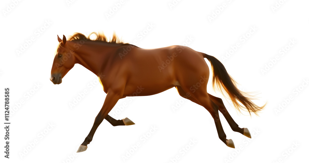 Running Horse isolated on transparent background Running Horse isolated on transparent background