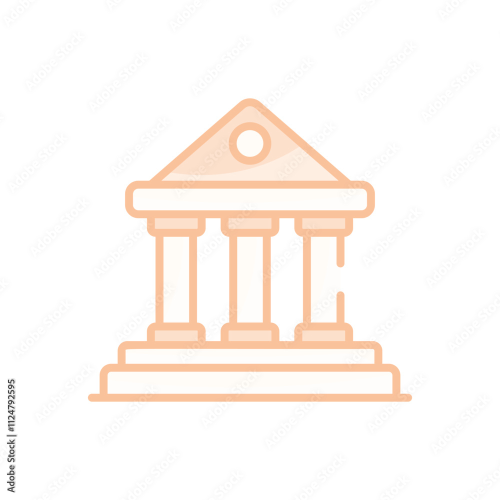 Bank vector icon Bank vector icon