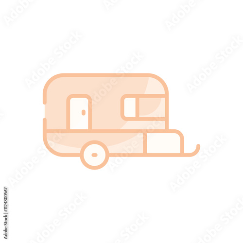 Caravan vector icon