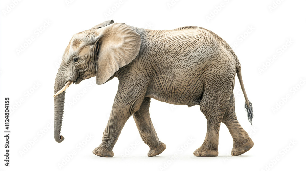 elephant isolated on a white background elephant isolated on a white background