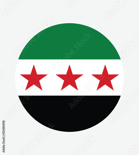 Syrian flag. Flag of Syria. Flag of Syria vector page symbol for web site design Syria flag logo. Grunge colorful background