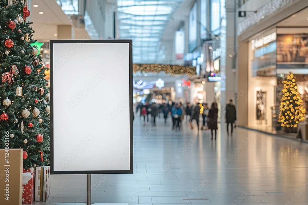 Black Blank Advertising Billboard Mockup