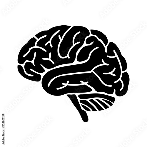 brain vector icon 