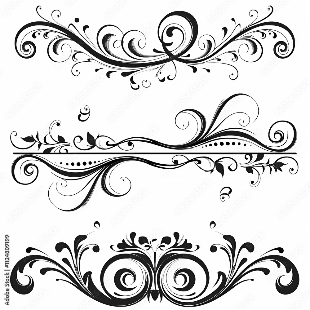 set of elements with white background. set of elements with white background.