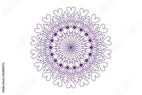 Mandala Design with Beautiful Work