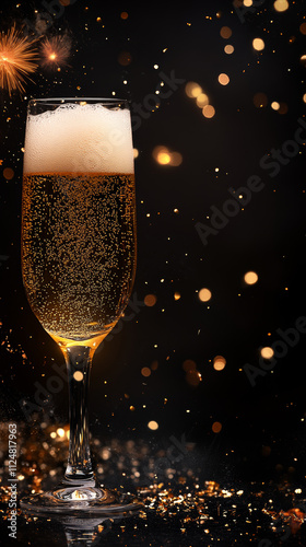 happy new year 2025 champagne