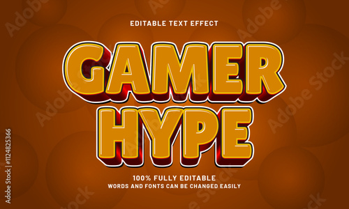 gamer hype editable text effects with a joyful and kids theme