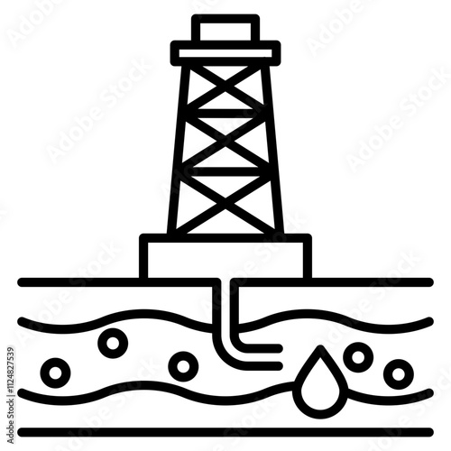 oil shale single icon