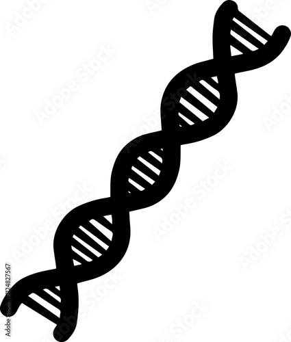 DNA cell doodle icon