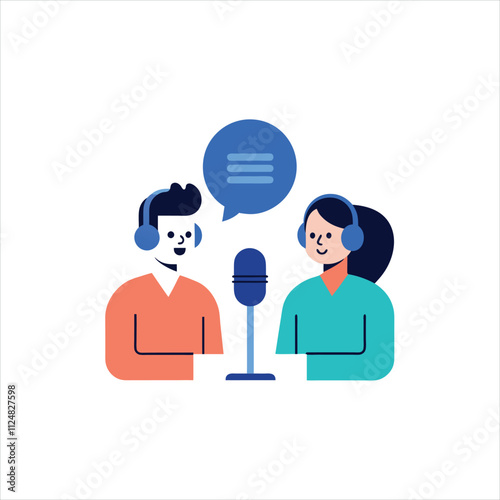 Happy Podcast Day-Celebrate Podcasting with Creative Visuals & Graphics Vector arts