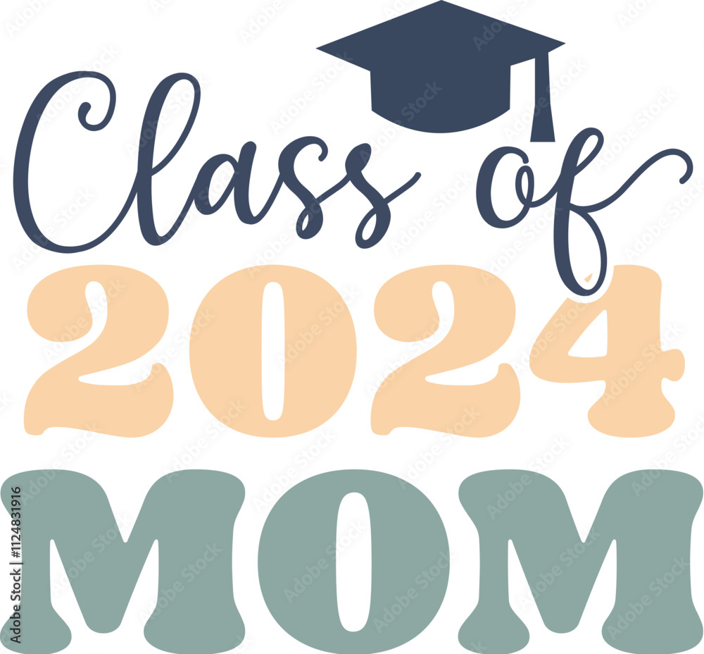 Senior Class of 2024 Graduation quote retro groovy typography, senior In my graduation Senior Class of 2024 Graduation quote retro groovy typography, senior In my graduation