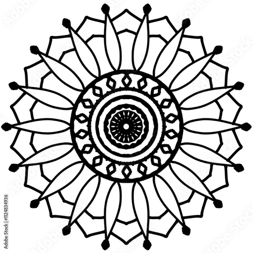 Mandala flower42 photo