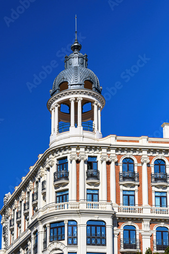 Murcia, Spain, Capitol-style gazebo structure atop the facade of photo