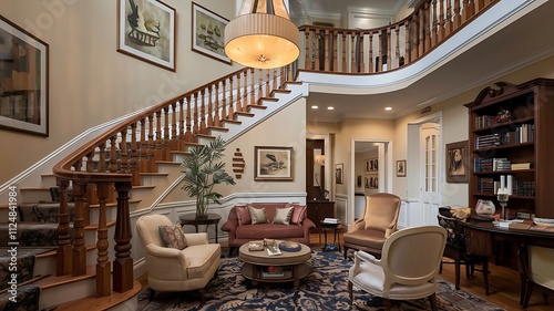 interior of a luxury hotel