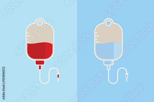 illustration of Medical Infusion Bag.