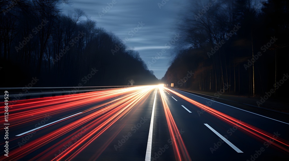 long red light speed exposure photo long red light speed exposure photo
