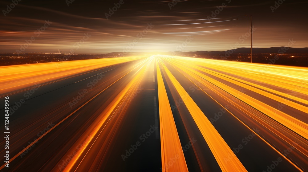 long yellow light speed exposure photo long yellow light speed exposure photo