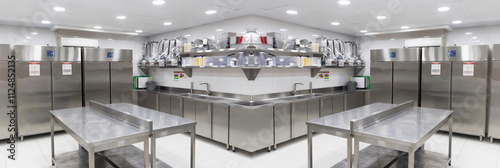 a room with refrigeration equipment for cutting meat.A place to store meat for a restaurant
