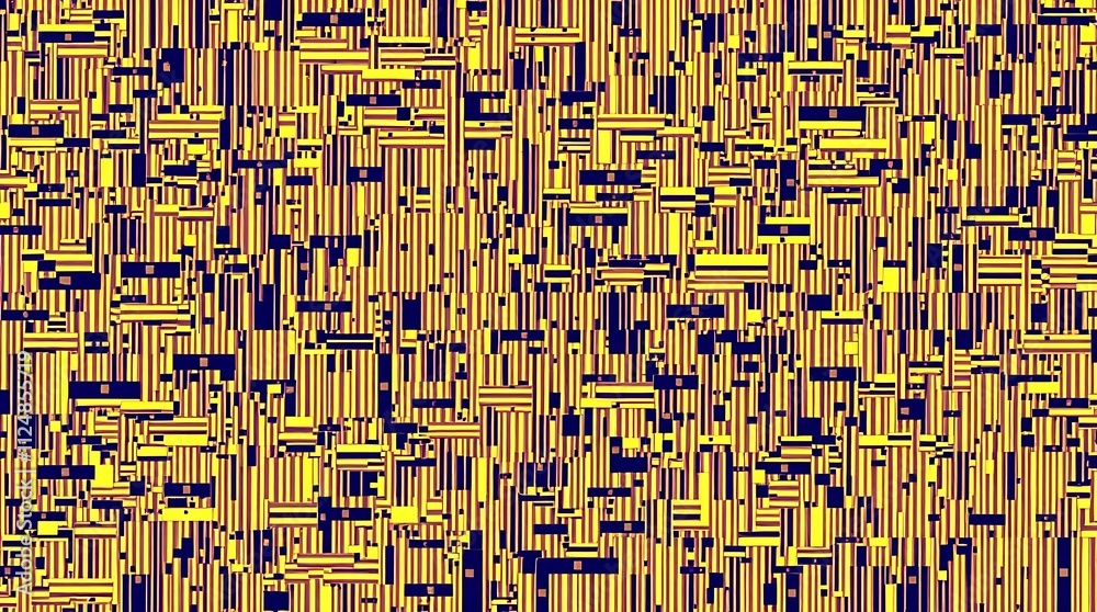 Obraz premium Abstract Gold and Navy Blue Geometric Pattern 